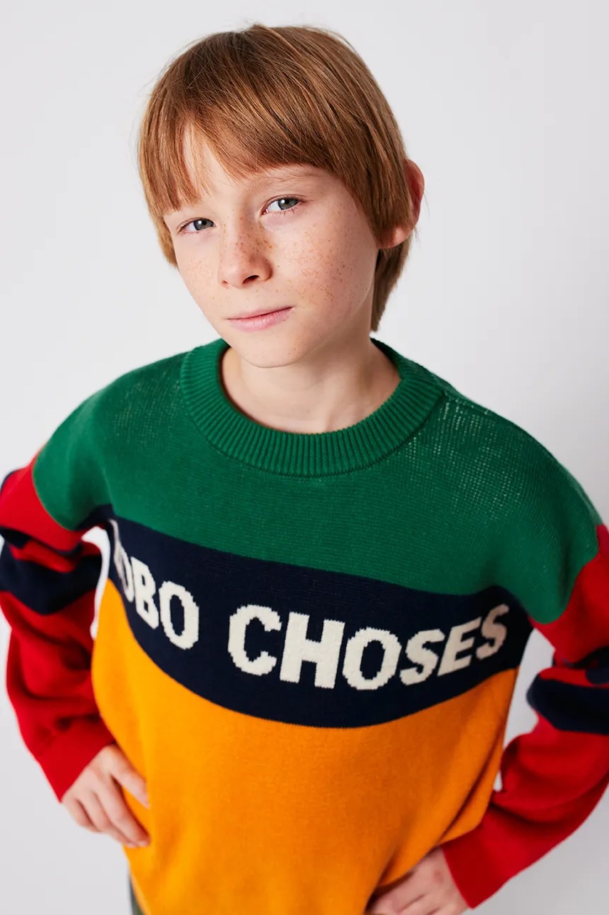 Dětský bavlněný svetr Bobo Choses (obrázek 10)