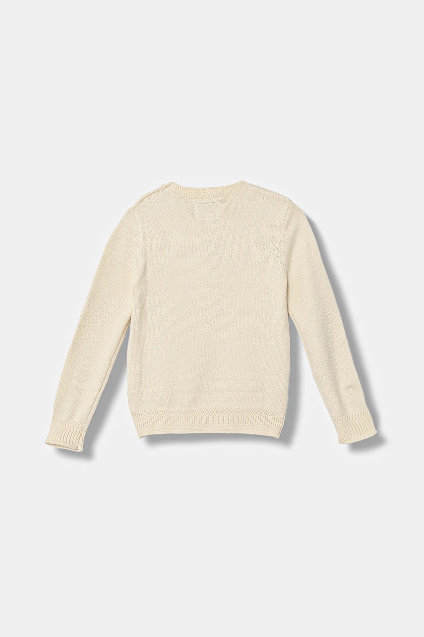 Детский свитер Guess цвет бежевый лёгкий L5BR20 Z2ZK2