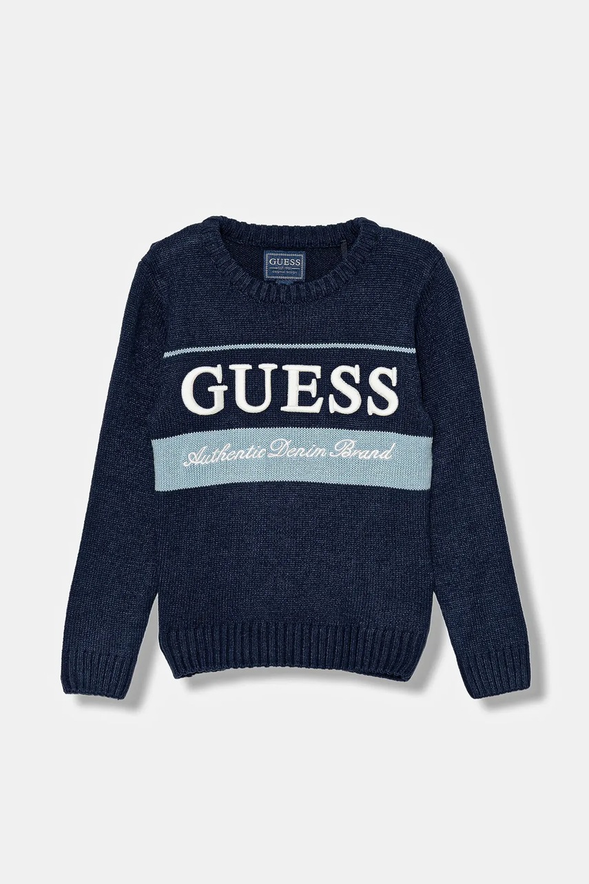 Levně Svetr Guess tmavomodrá barva, N5BR03 Z32N0