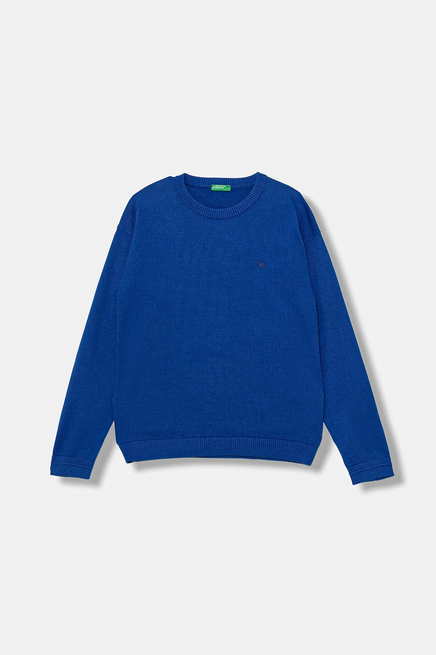 United Colors of Benetton pulover de bumbac pentru copii light, 120YC108S