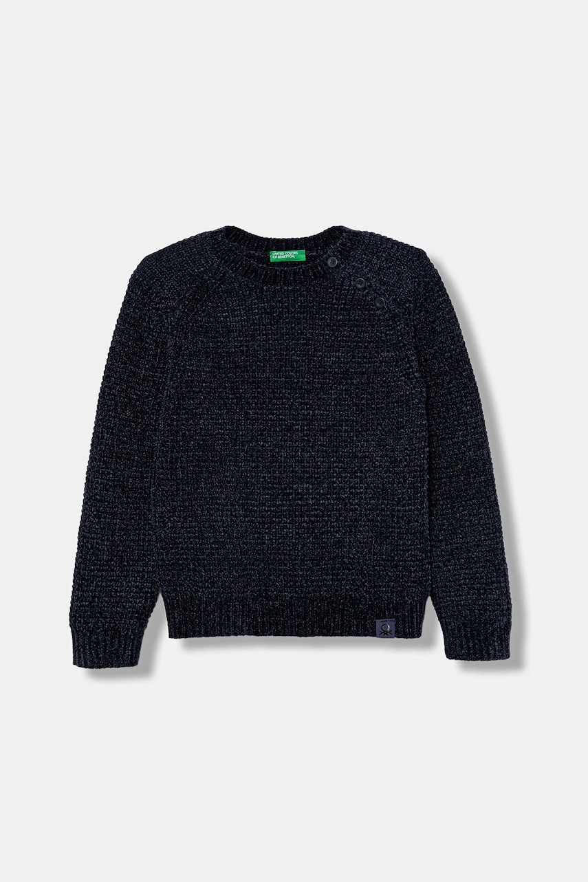 United Colors of Benetton pulover culoarea bleumarin, light, 16CLG100Z