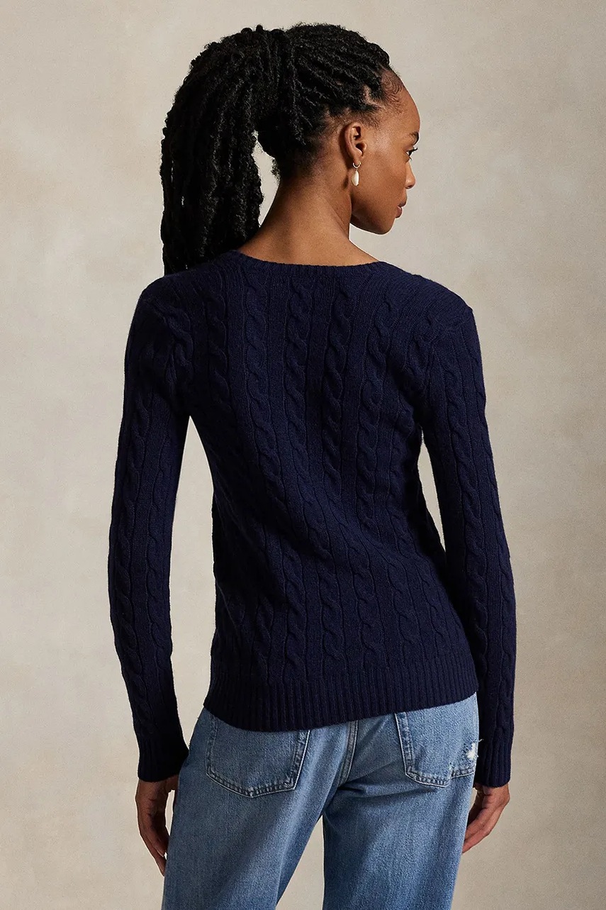Свитер Polo Ralph Lauren цвет синий 211971866 Свитер Polo Ralph Lauren цвет синий 211971866
