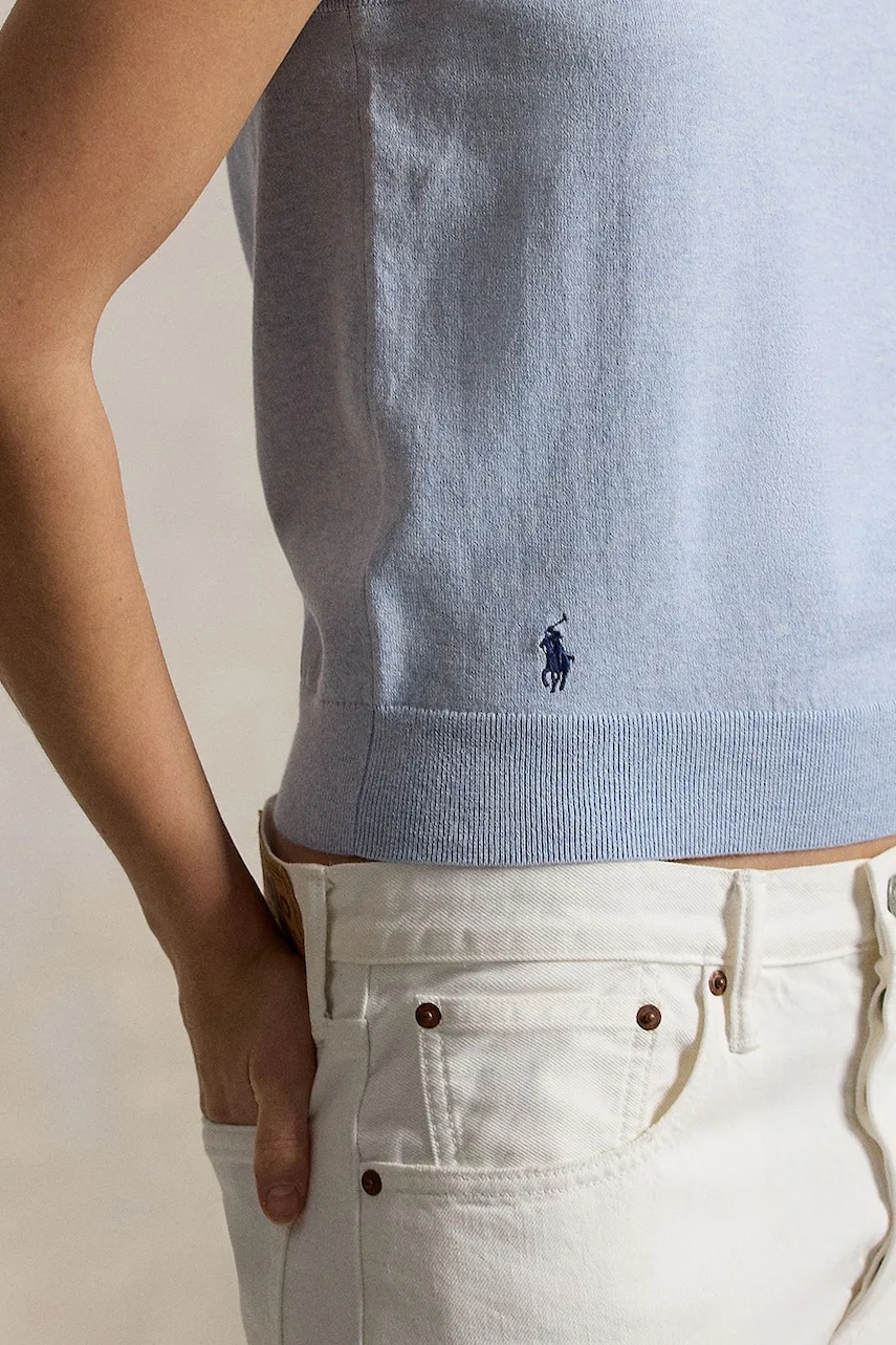 Polo Ralph Lauren vesta dámska s bavlnou