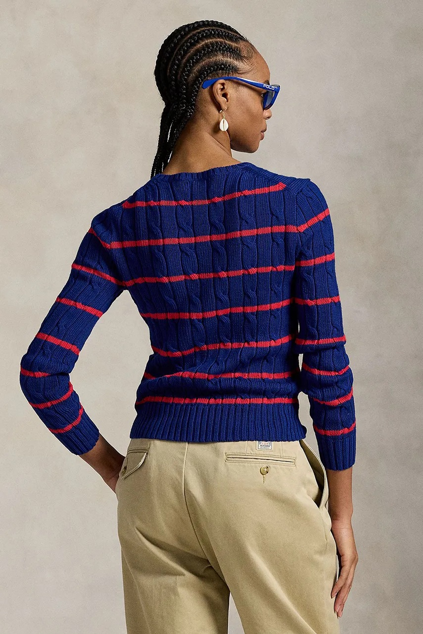 Хлопковый свитер Polo Ralph Lauren лёгкий 211972119