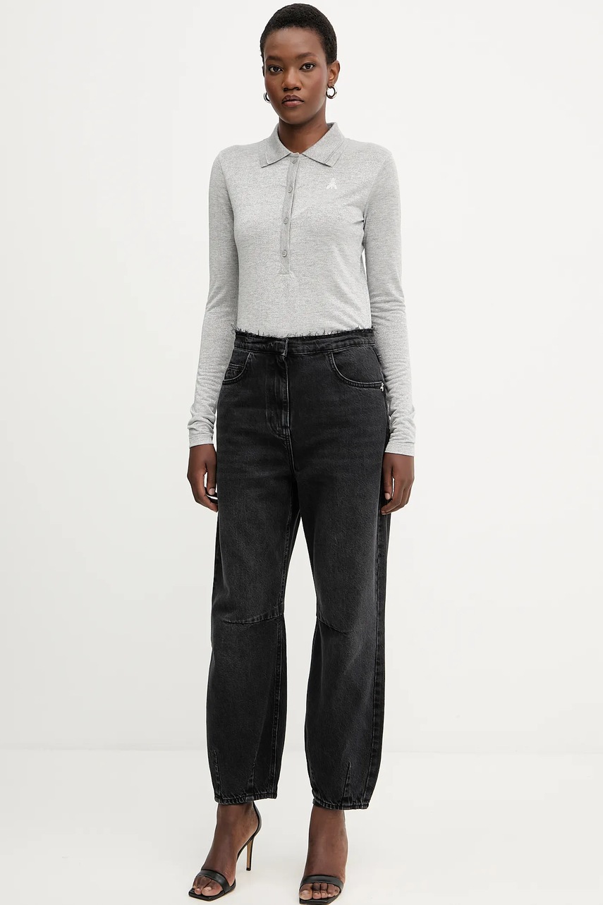 Футболка Patrizia Pepe цвет серый лёгкая 8K0320 K128