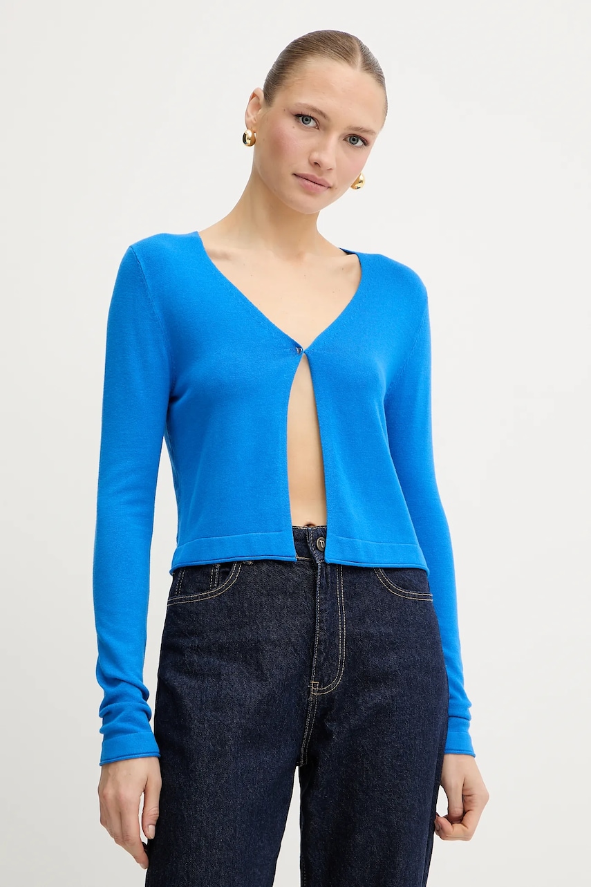 Morgan cardigan culoarea violet, light, MZINA