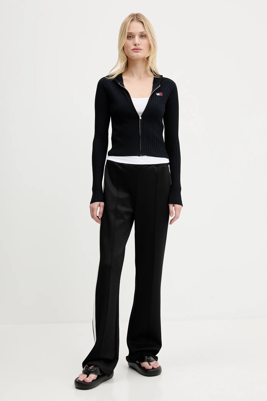 Джемпер Tommy Jeans цвет чёрный лёгкое DW0DW20974