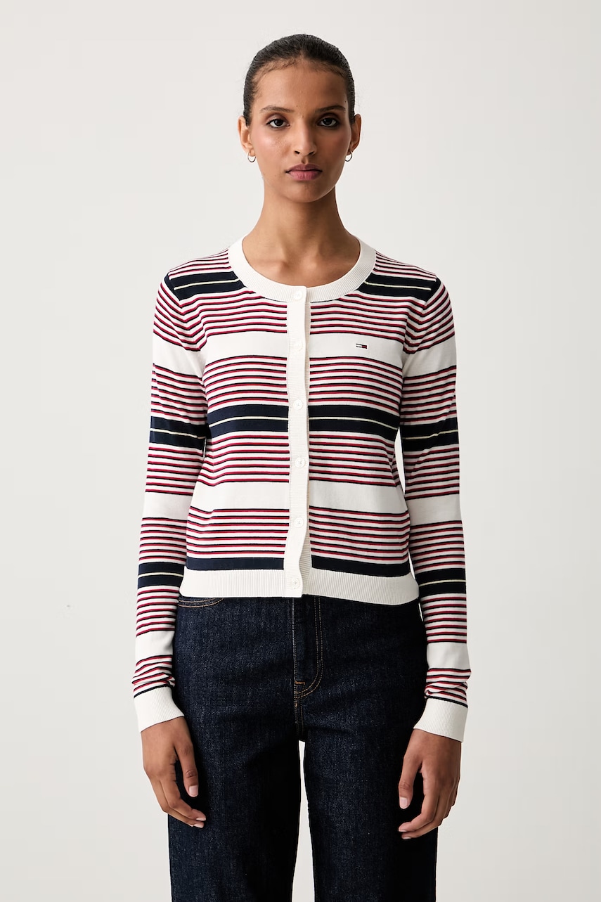 Tommy Jeans kardigan damski bawełniany
