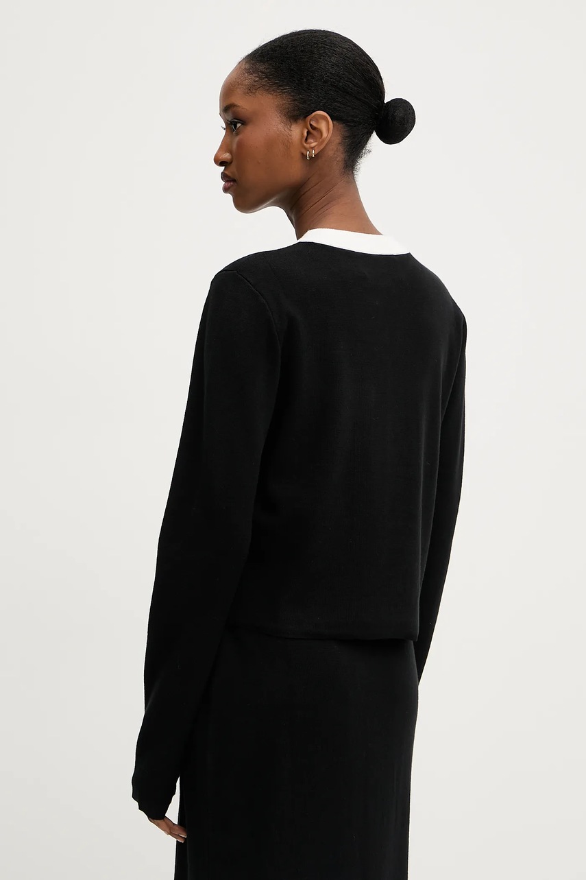 Karl Lagerfeld kardigán fekete, A3W18029 termék 2. képe