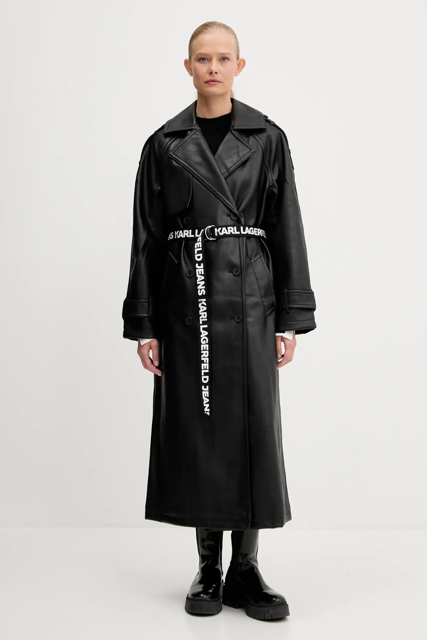 Свитер Karl Lagerfeld Jeans цвет чёрный лёгкий A3W18006