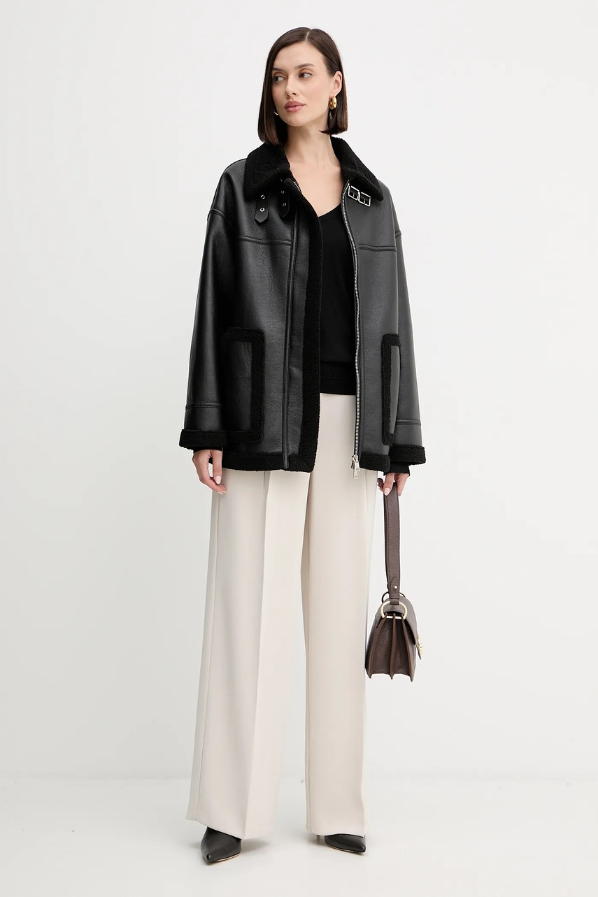 Свитер BOSS Orange цвет чёрный лёгкий 50543956