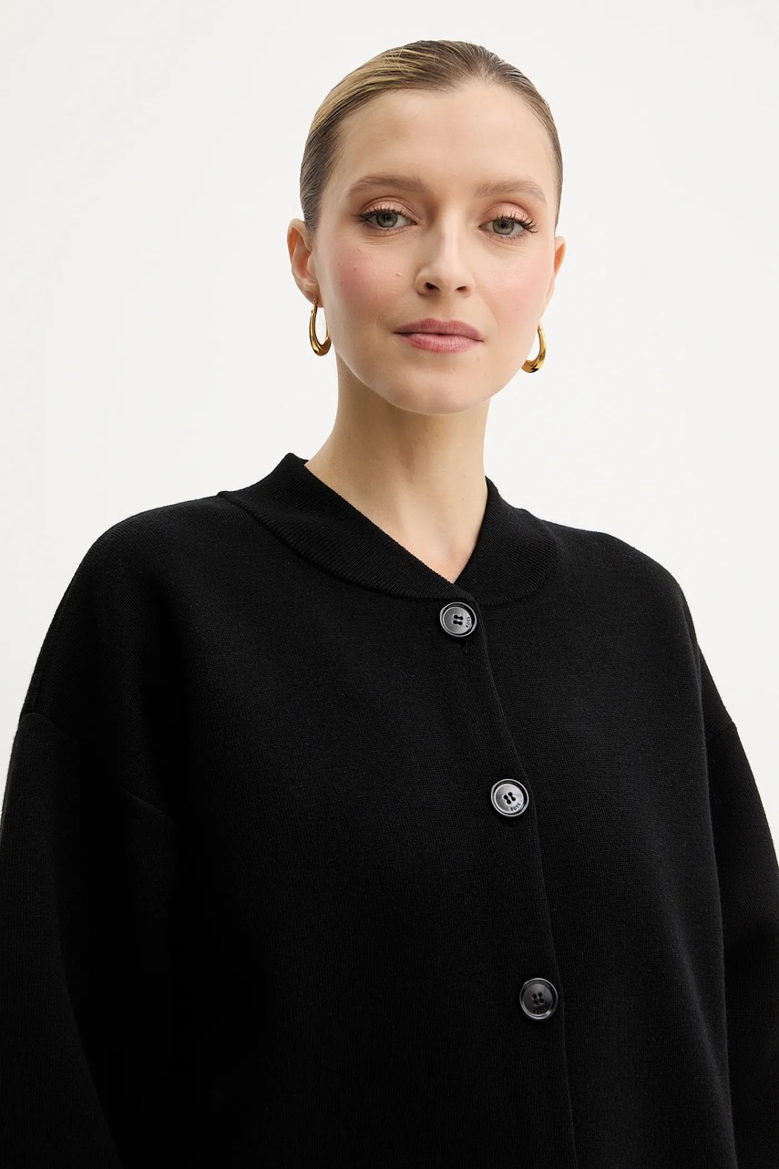 Μάλλινη ζακέτα BOSS Dalessandra φωτογραφία