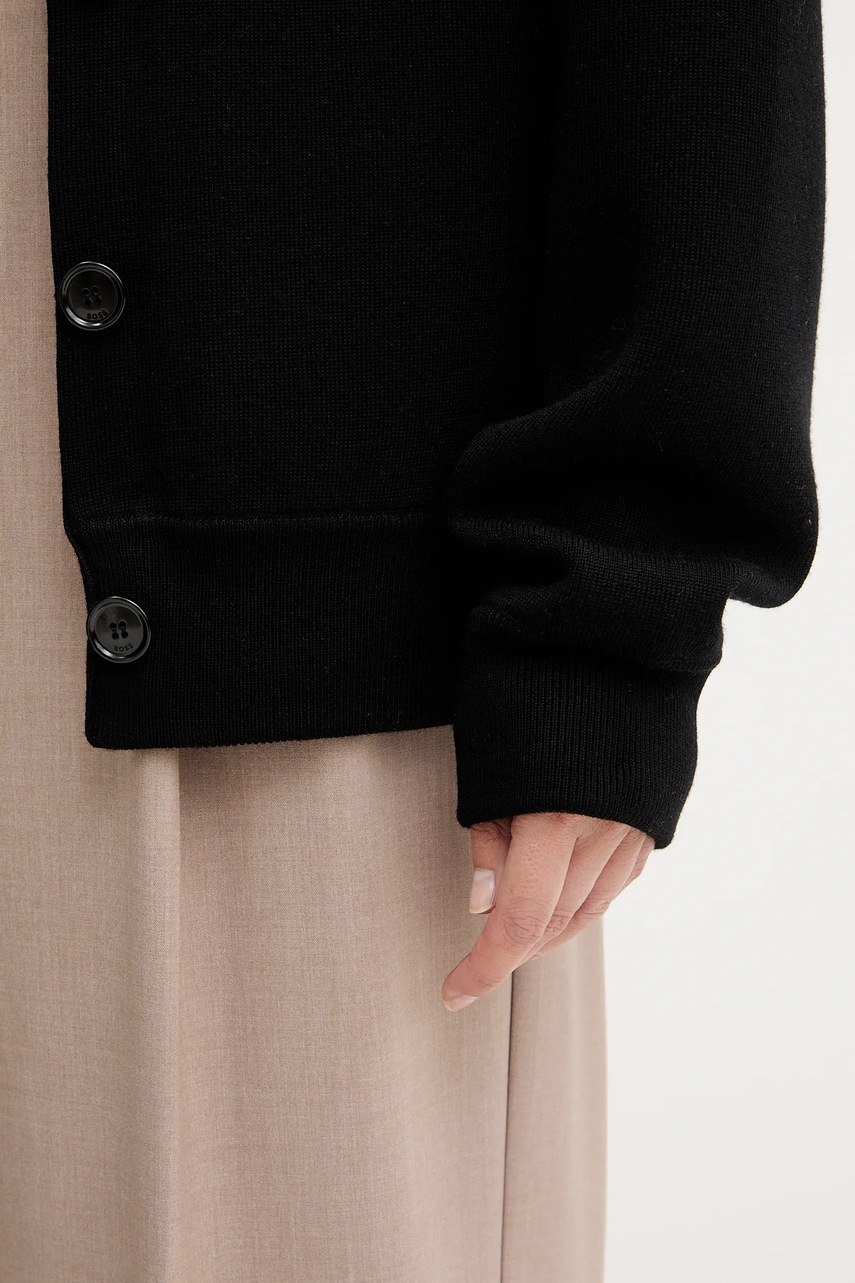 Μάλλινη ζακέτα BOSS Dalessandra φωτογραφία