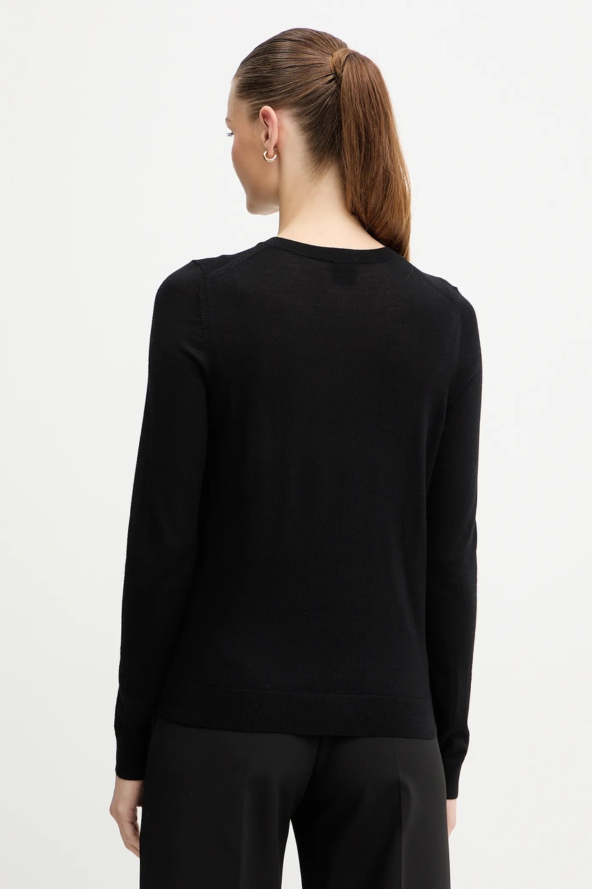 Μάλλινο πουλόβερ BOSS Dalessandra χρώμα: μαύρο, 50544987 φωτογραφία