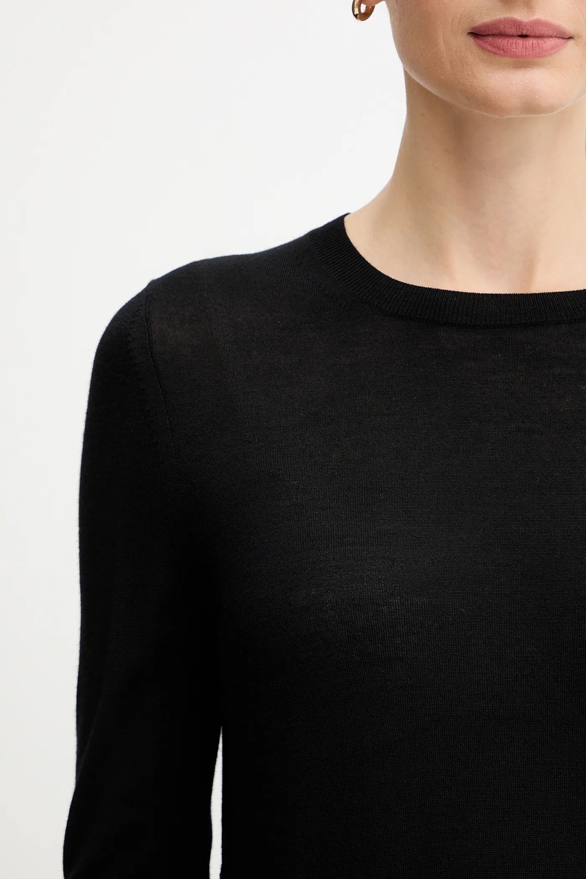 Μάλλινο πουλόβερ BOSS Dalessandra χρώμα: μαύρο, 50544987 φωτογραφία