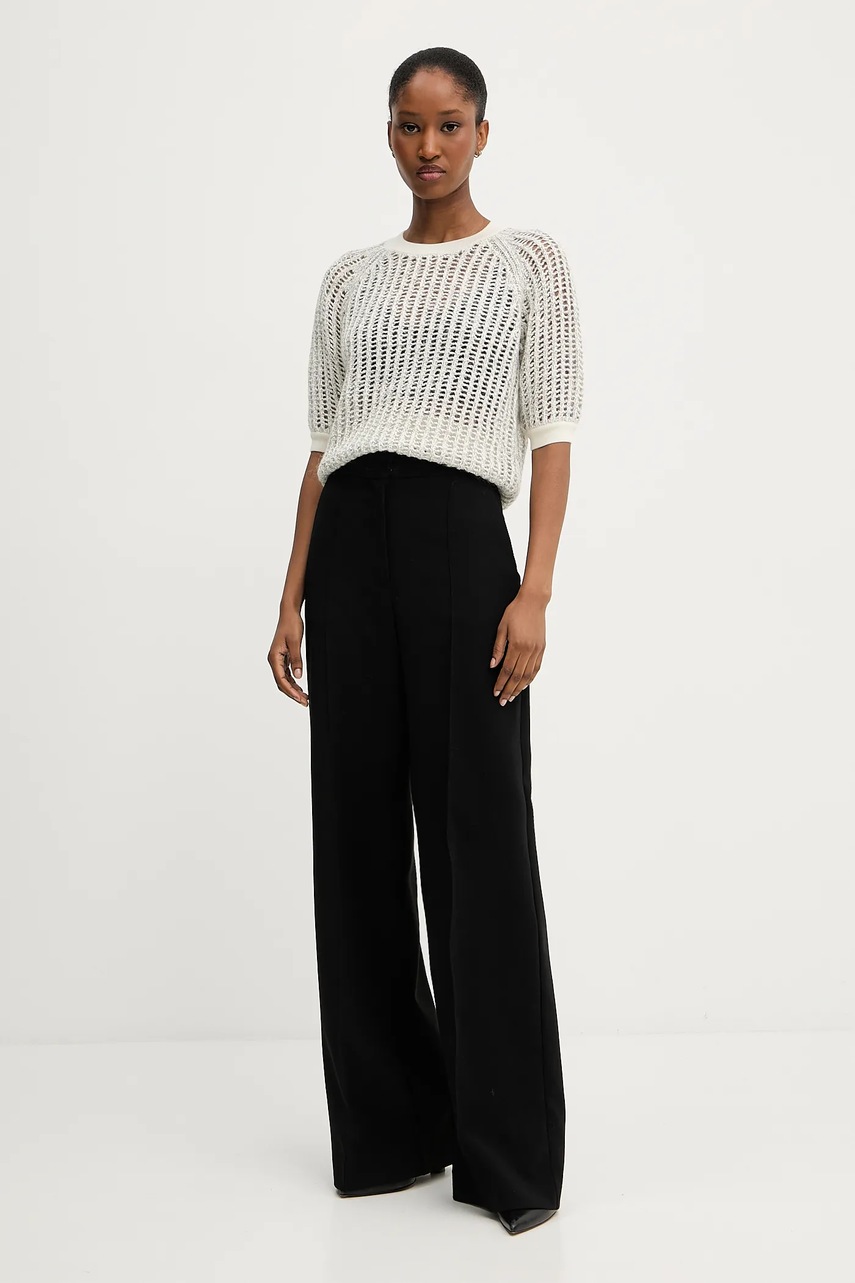 Свитер с примесью шерсти BOSS цвет бежевый  50546451