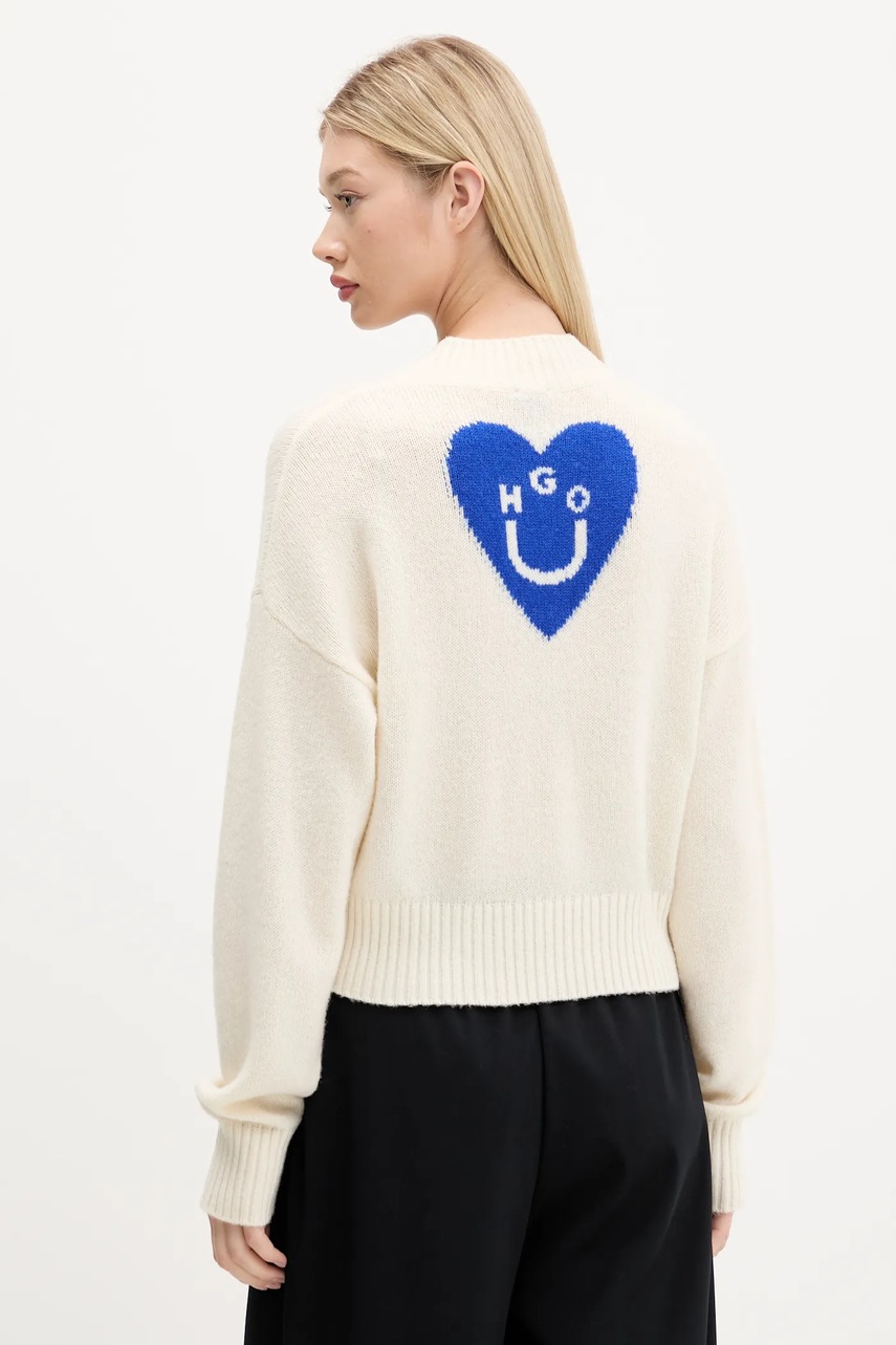 Hugo Blue pulover de lână 50543059