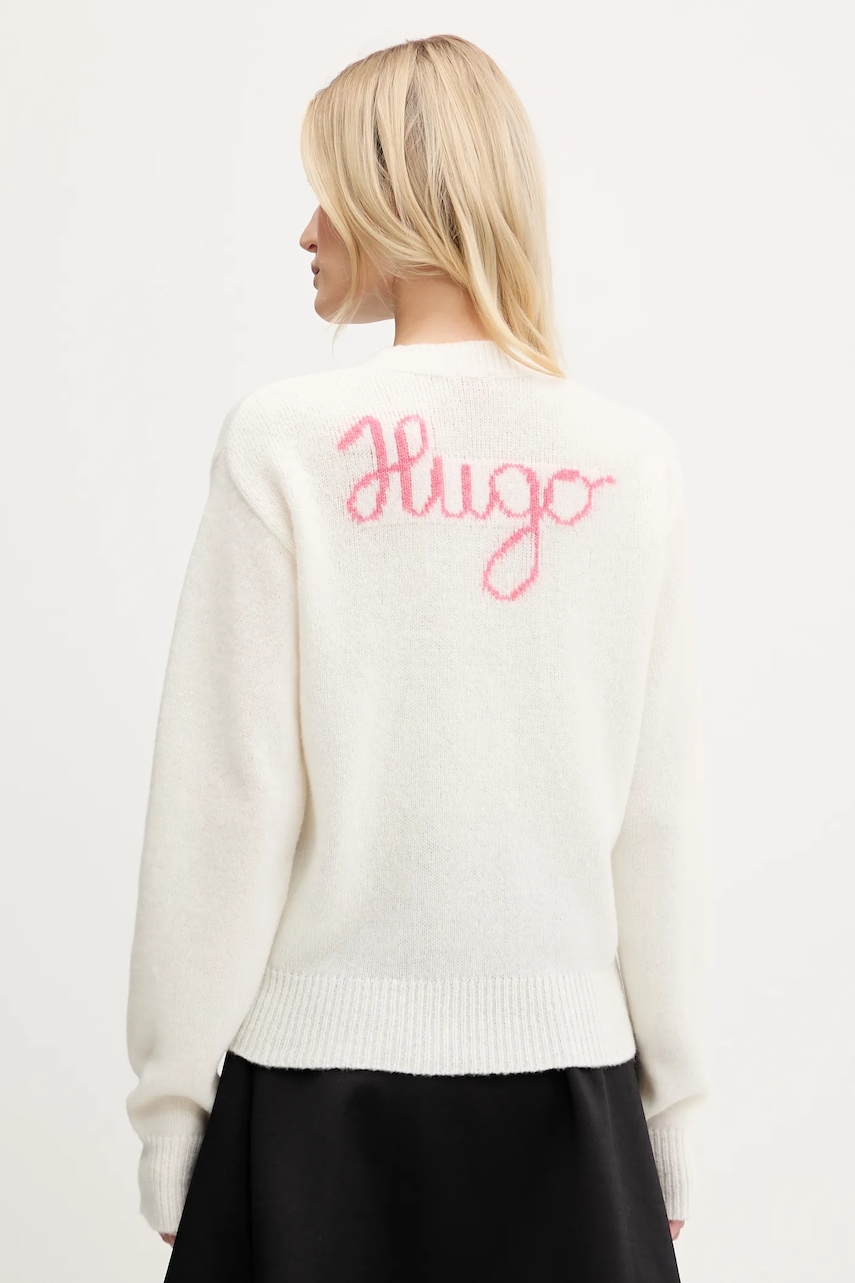 Vlněný svetr HUGO Solanu