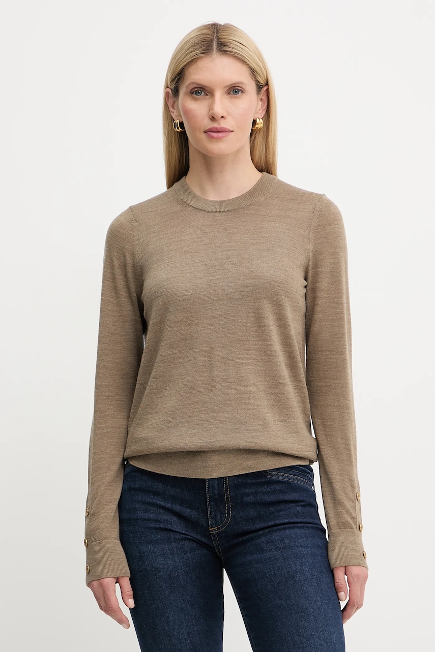 MICHAEL Michael Kors pulover de lână culoarea bej, light, MT5619D4VR