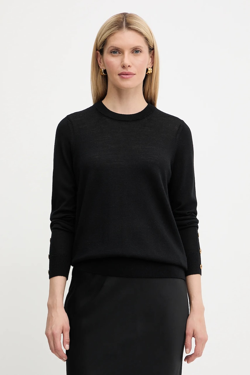 MICHAEL Michael Kors pulover de lână culoarea negru, light, MT5619D4VR