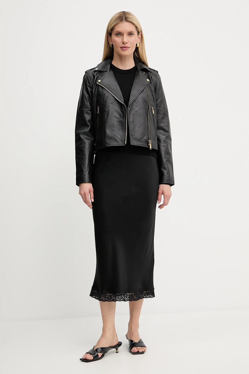 Шерстяной свитер MICHAEL Michael Kors цвет чёрный лёгкий MT5619D4VR