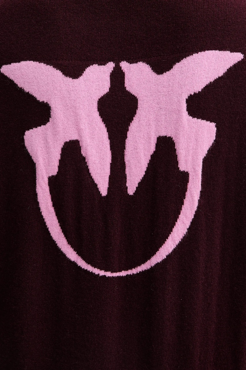 Μάλλινο πουλόβερ Pinko χρώμα: μπορντό, 105561 A2SI φωτογραφία