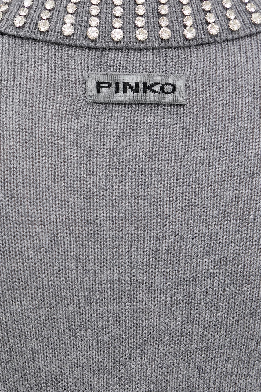 Πουλόβερ με προσθήκη μαλλιού Pinko χρώμα: γκρι, 105530 A2S4 φωτογραφία