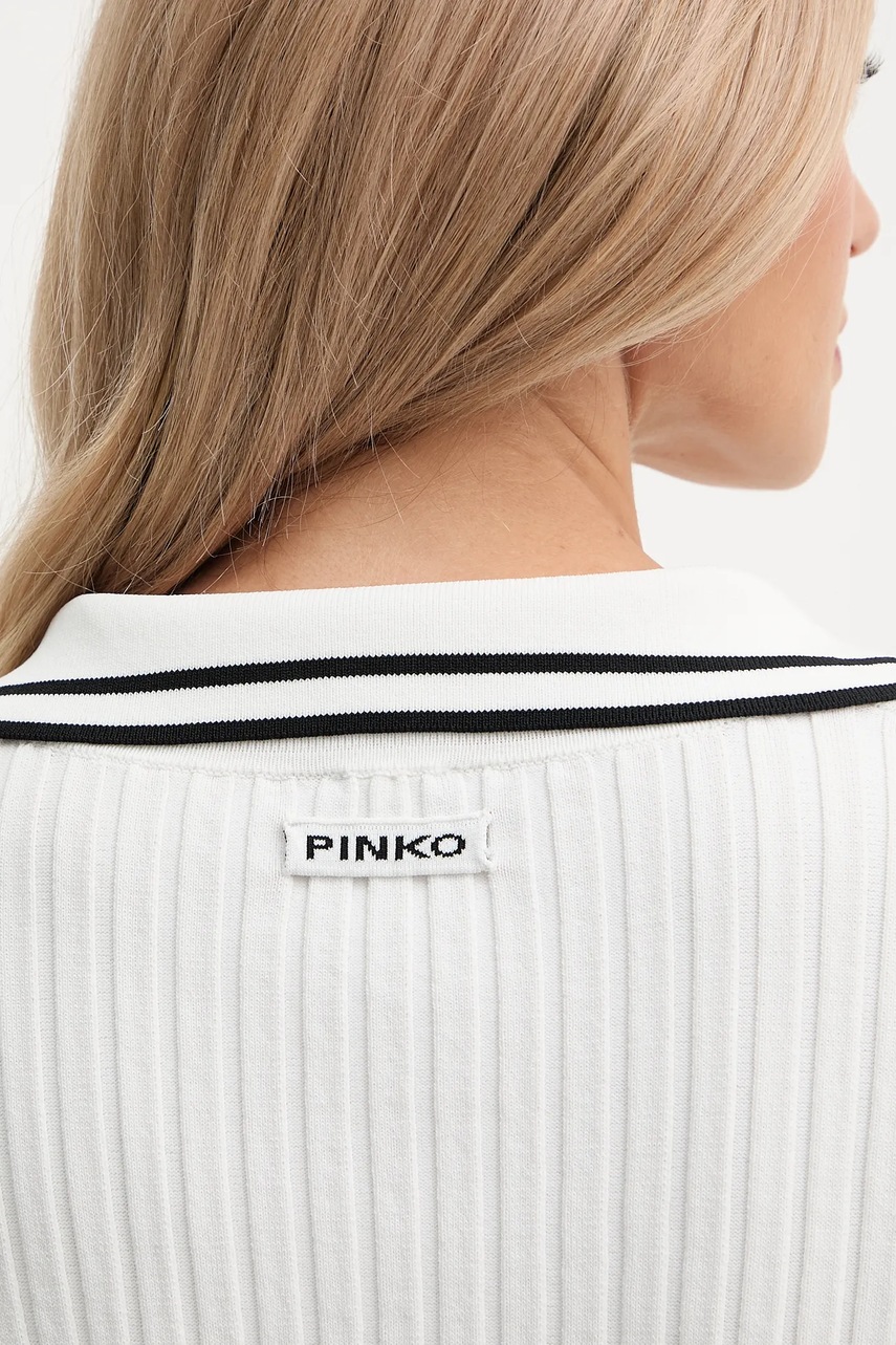 Πουλόβερ Pinko χρώμα: άσπρο, 105418 A2PS φωτογραφία