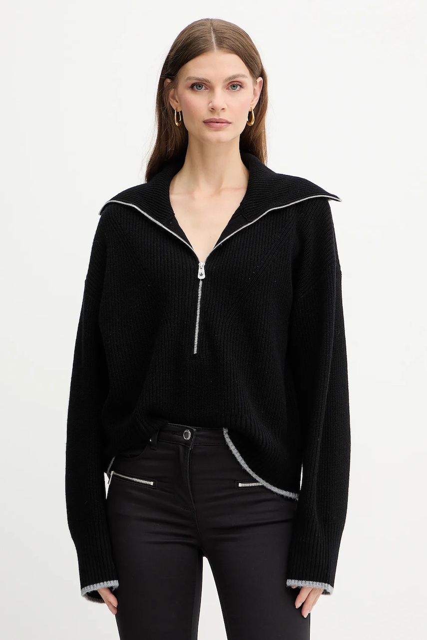 Πουλόβερ με προσθήκη μαλλιού Pinko