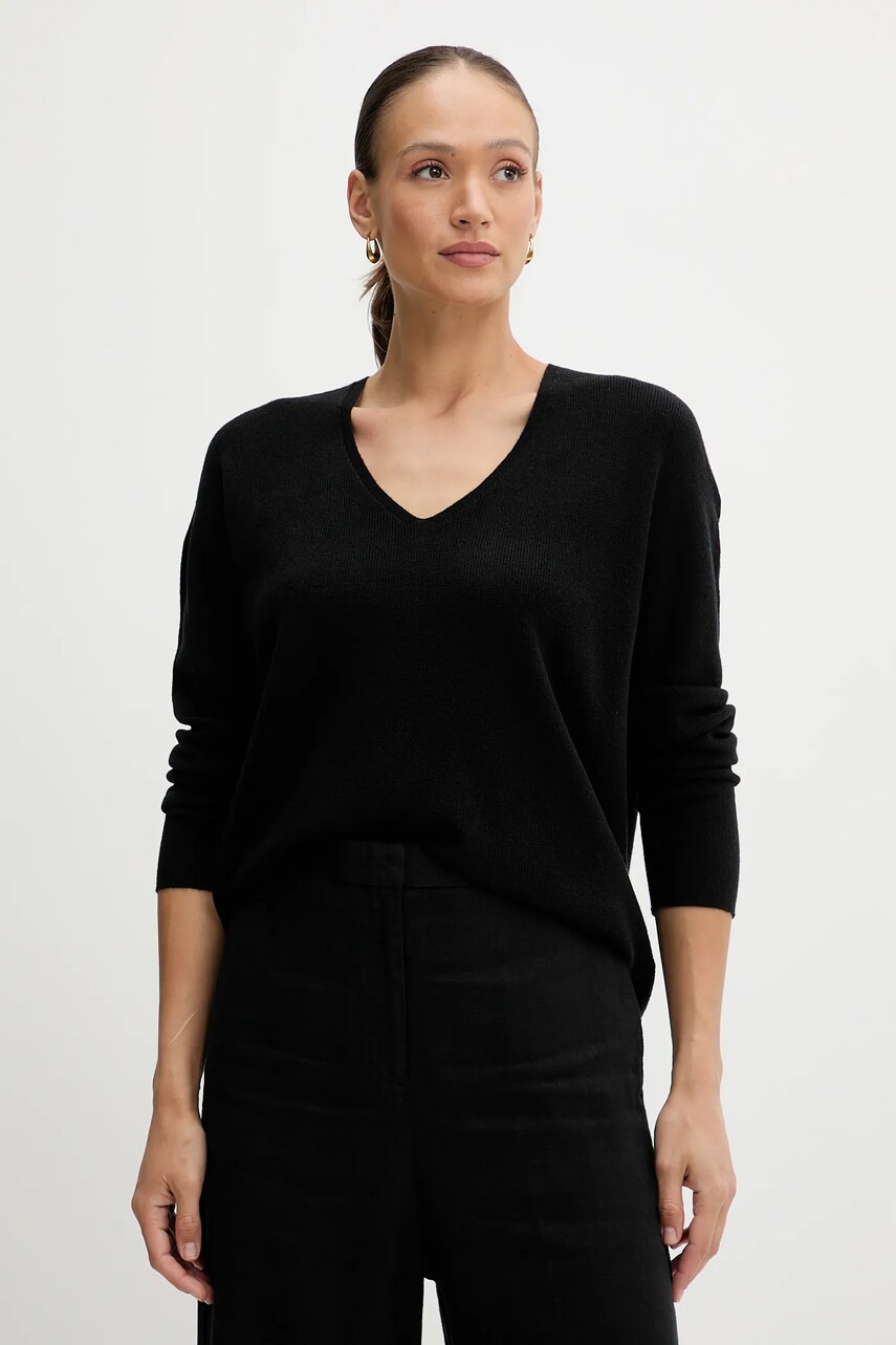 OUI pulover culoarea negru, 93708