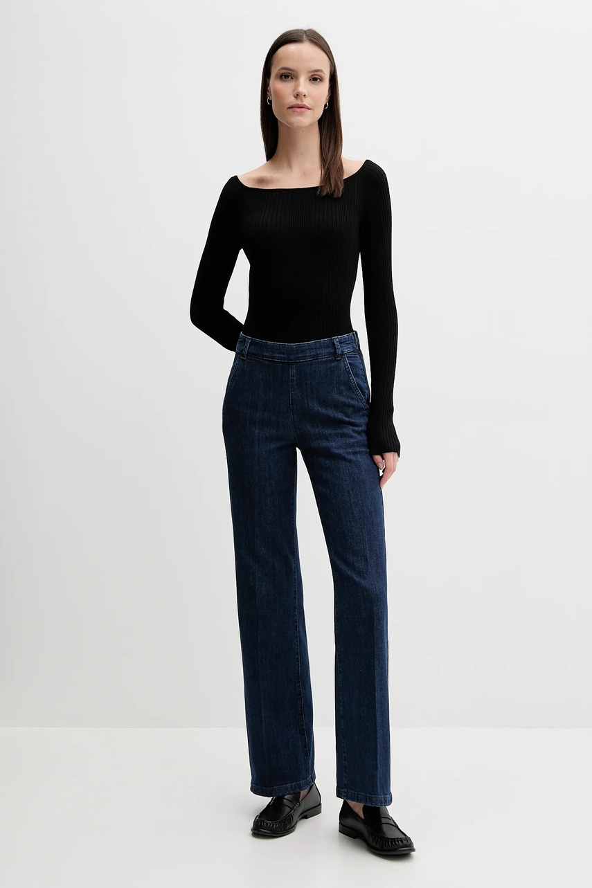 Свитер United Colors of Benetton цвет чёрный лёгкий 16UYD10E7