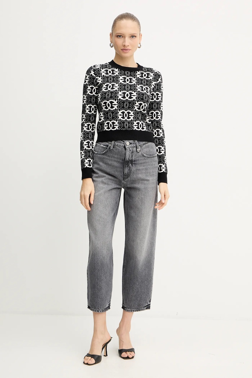 Свитер Pinko цвет чёрный лёгкий 106041 A2YD