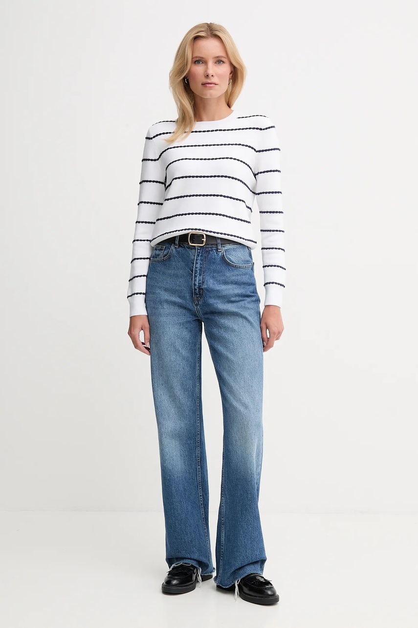 Свитер United Colors of Benetton цвет белый лёгкий 104ME10EB