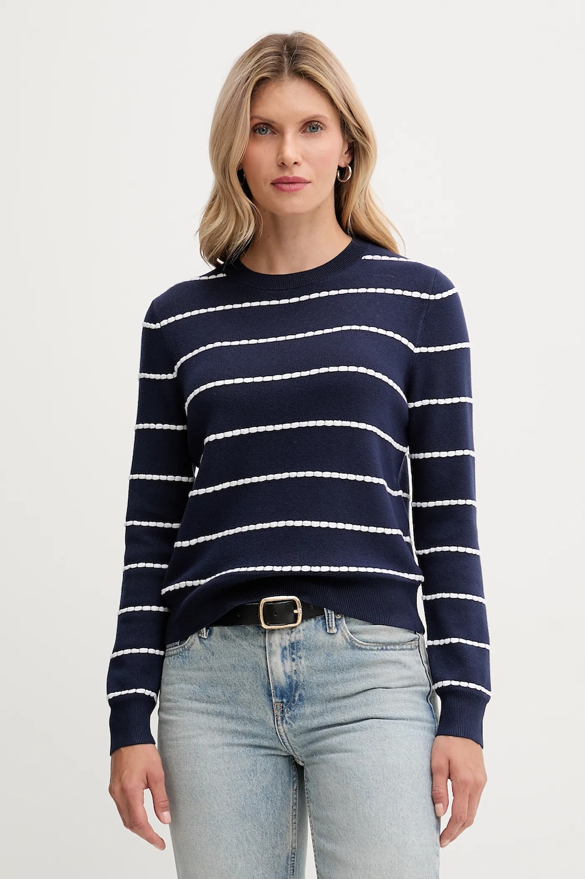 United Colors of Benetton pulover culoarea bleumarin, light, 104ME10EB