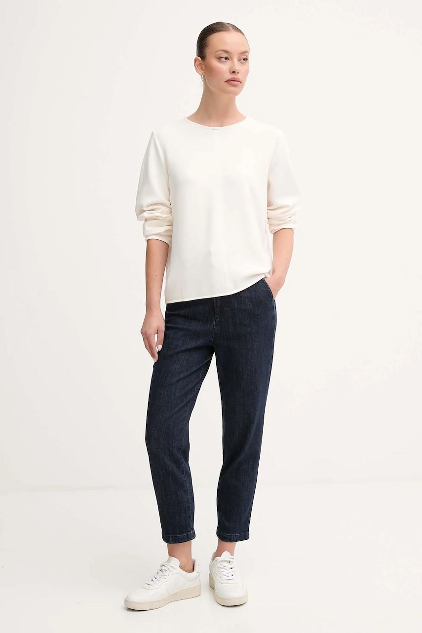 Кофта United Colors of Benetton цвет бежевый однотонная 3QAFD10AU Кофта United Colors of Benetton цвет бежевый однотонная 3QAFD10AU
