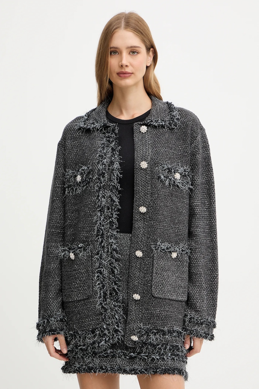 Blugirl Blumarine cardigan culoarea negru, călduros, RF5228.MA950