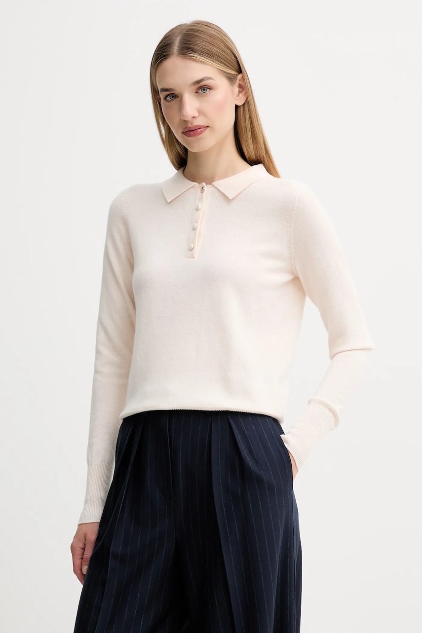 Fracomina pulover de lână culoarea portocaliu, FR25WT7008K47301