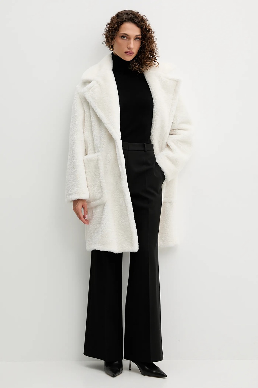 Свитер Fracomina цвет чёрный лёгкий с гольфом FR25WT7001K42101