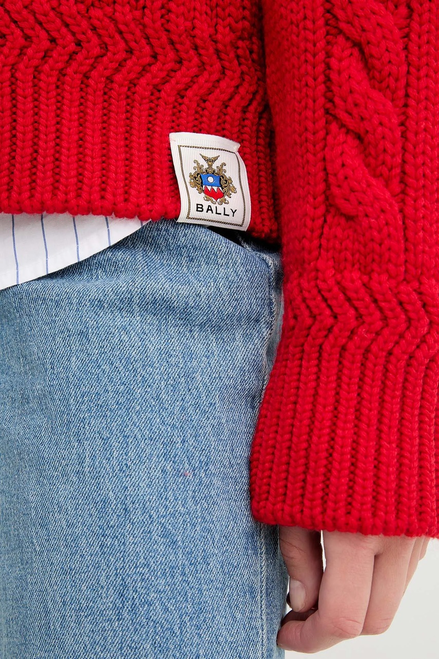 Vlněný kardigan Bally (obrázek 6)