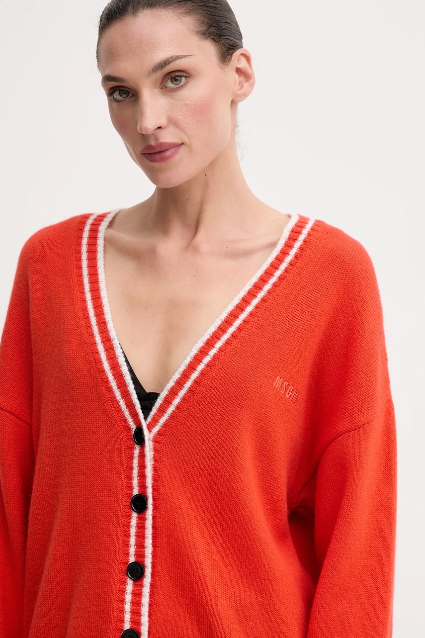 Vlněný kardigan MSGM (obrázek 4)