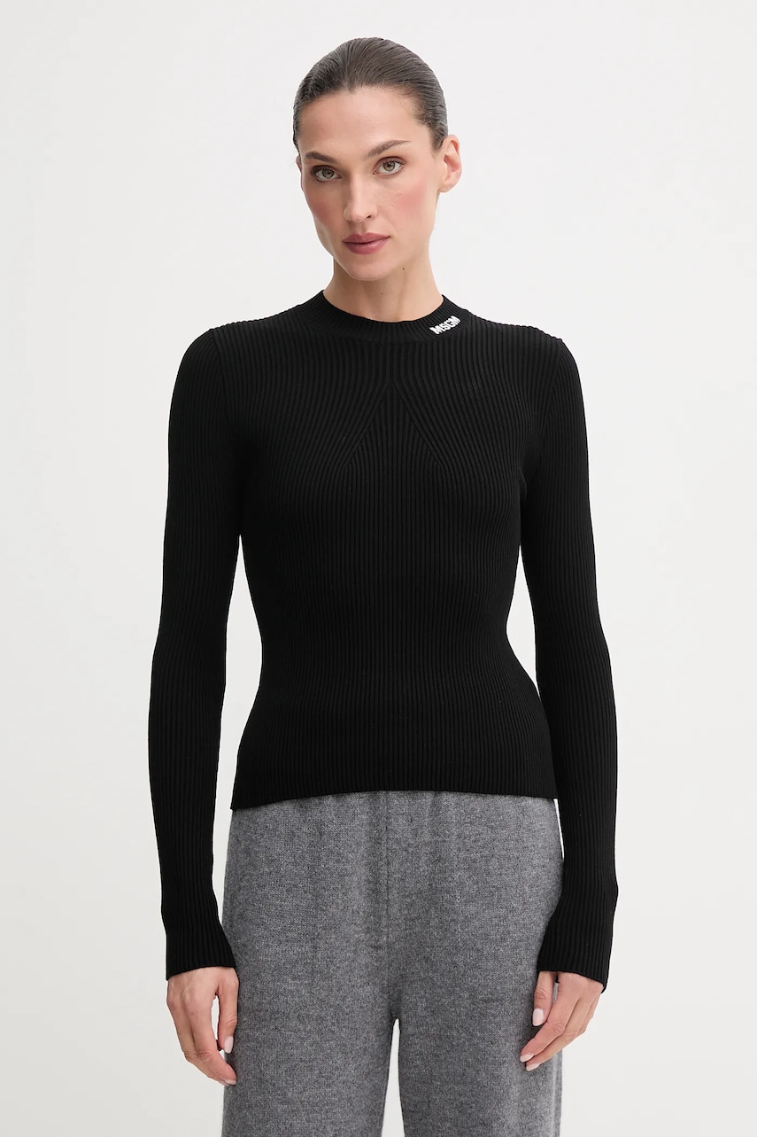 MSGM pulover culoarea negru, cu turtleneck, 3941MDM217.257784