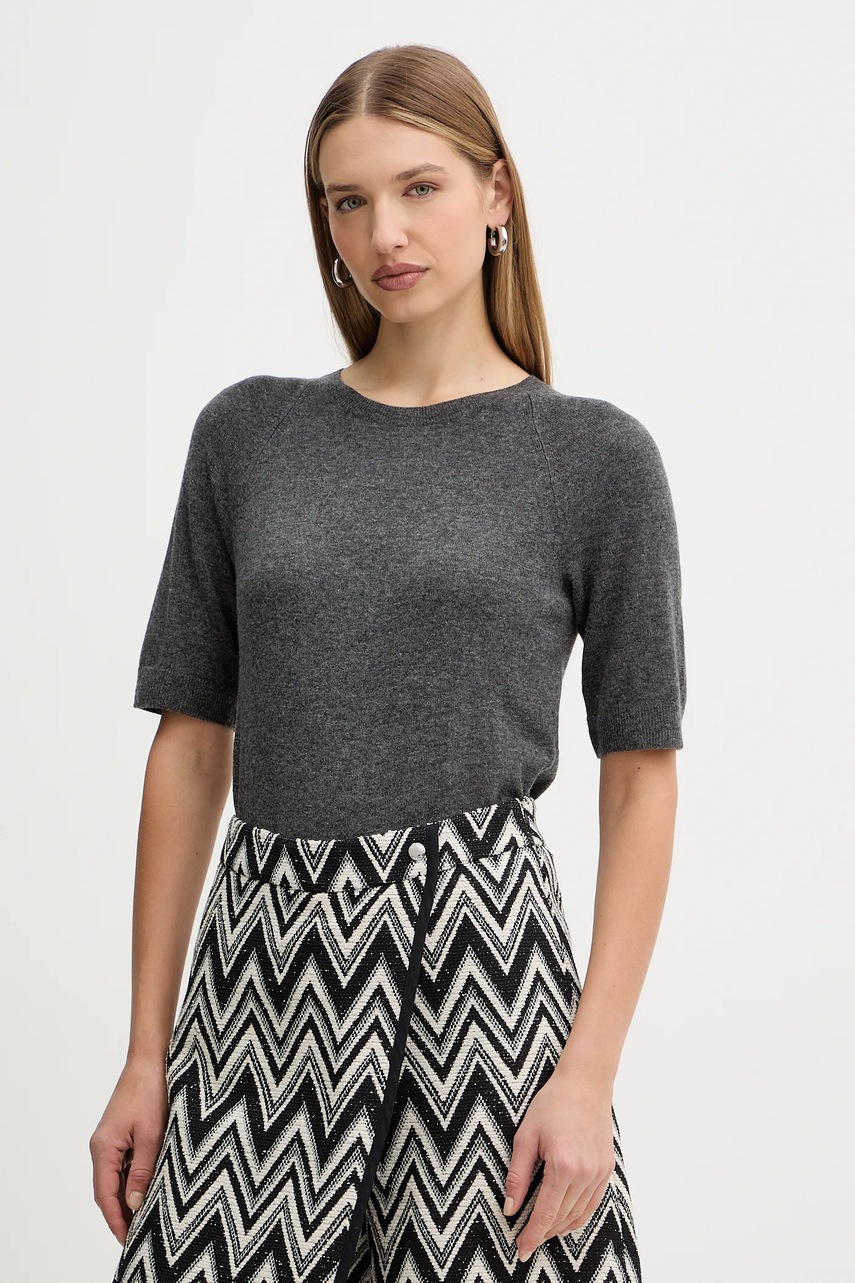 MM tricou de lână YEN culoarea gri, 2526366198600