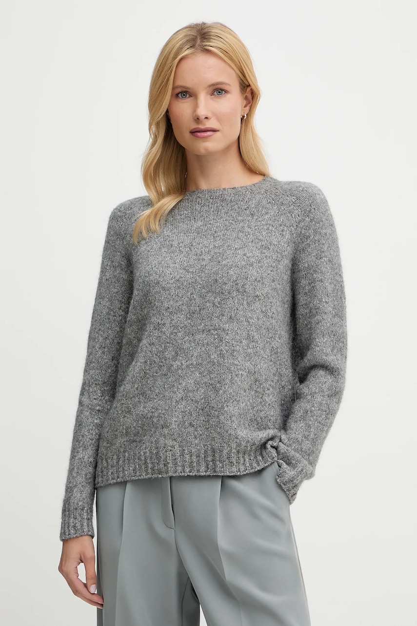 Weekend Max Mara pulover din amestec de lână GHIACCI culoarea gri, 2525366151600