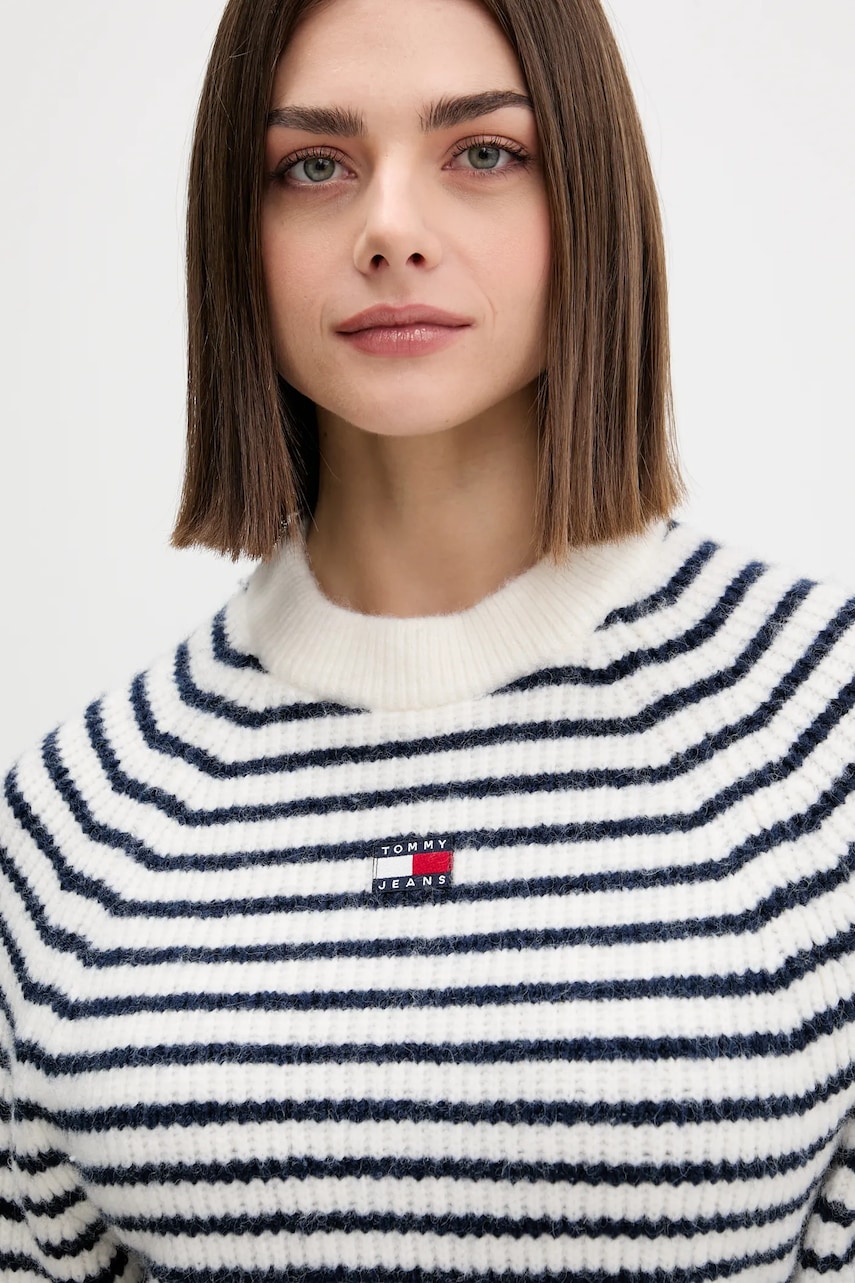 Sveter s prímesou vlny Tommy Jeans