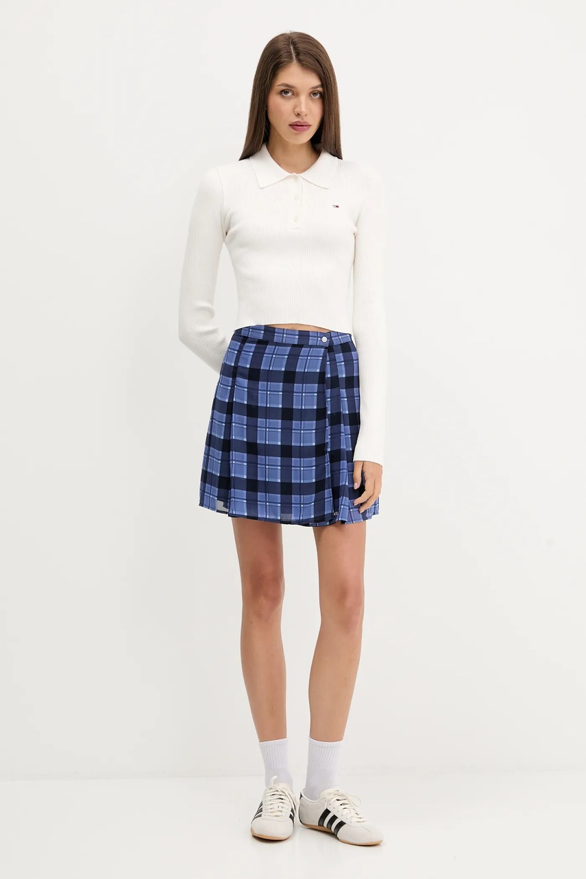 Свитер Tommy Jeans цвет бежевый лёгкий DW0DW21829