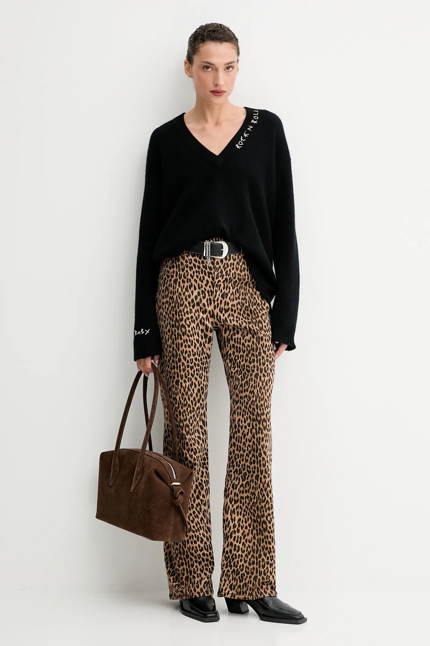 Кашемировый свитер ZADIG&VOLTAIRE цвет чёрный  KWSW02913