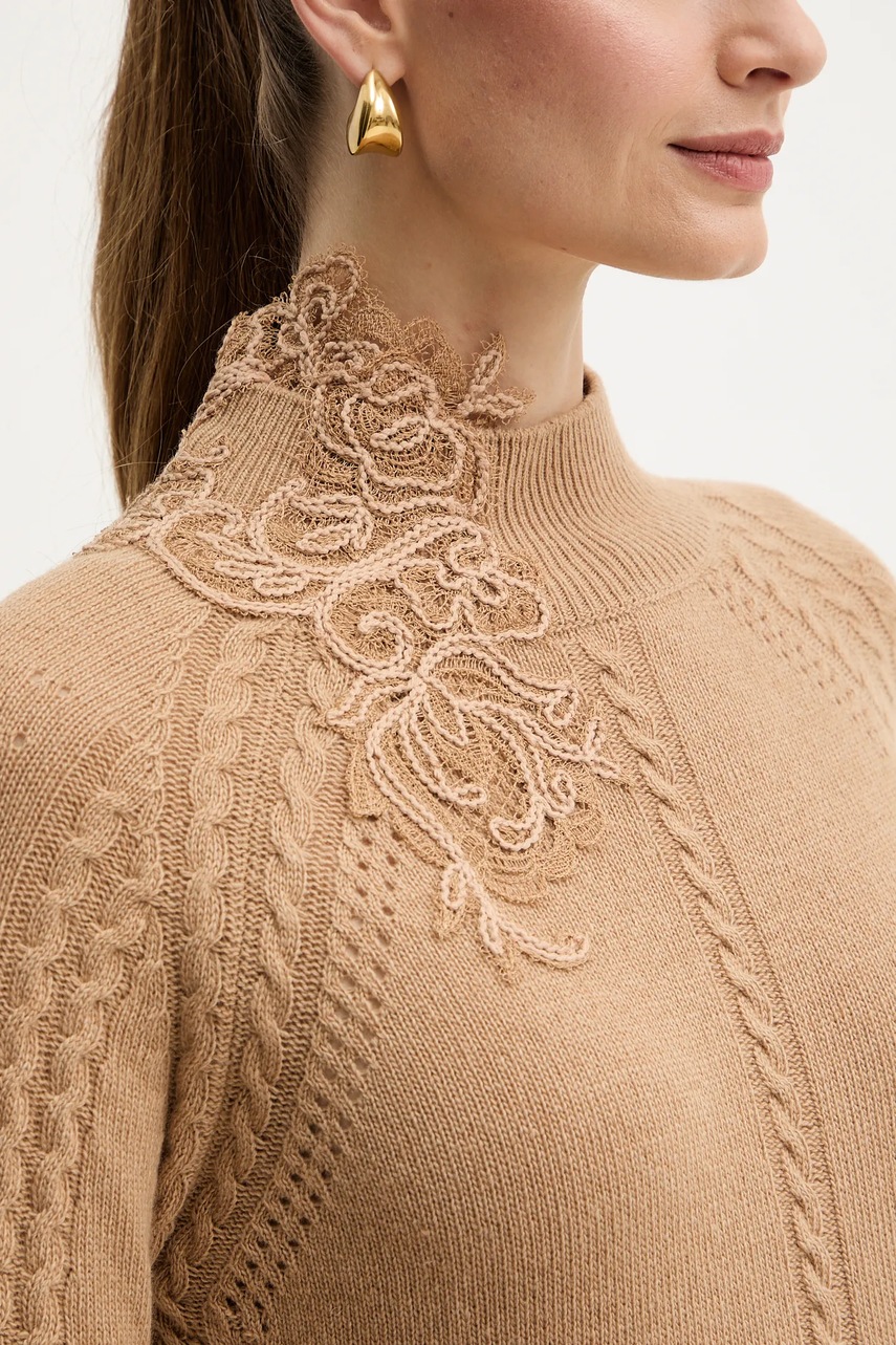 Πουλόβερ με προσθήκη μαλλιού Ermanno Firenze φωτογραφία