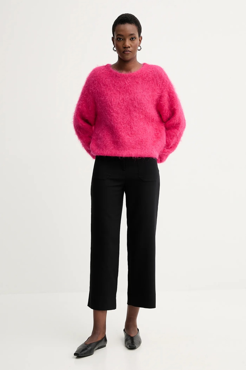 Шерстяной свитер American Vintage цвет красный  NIB18A