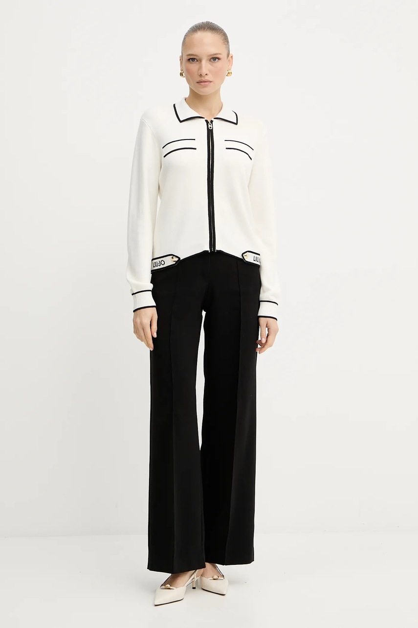 Кардиган с добавлением шелка Liu Jo цвет бежевый TF5250.MS59L