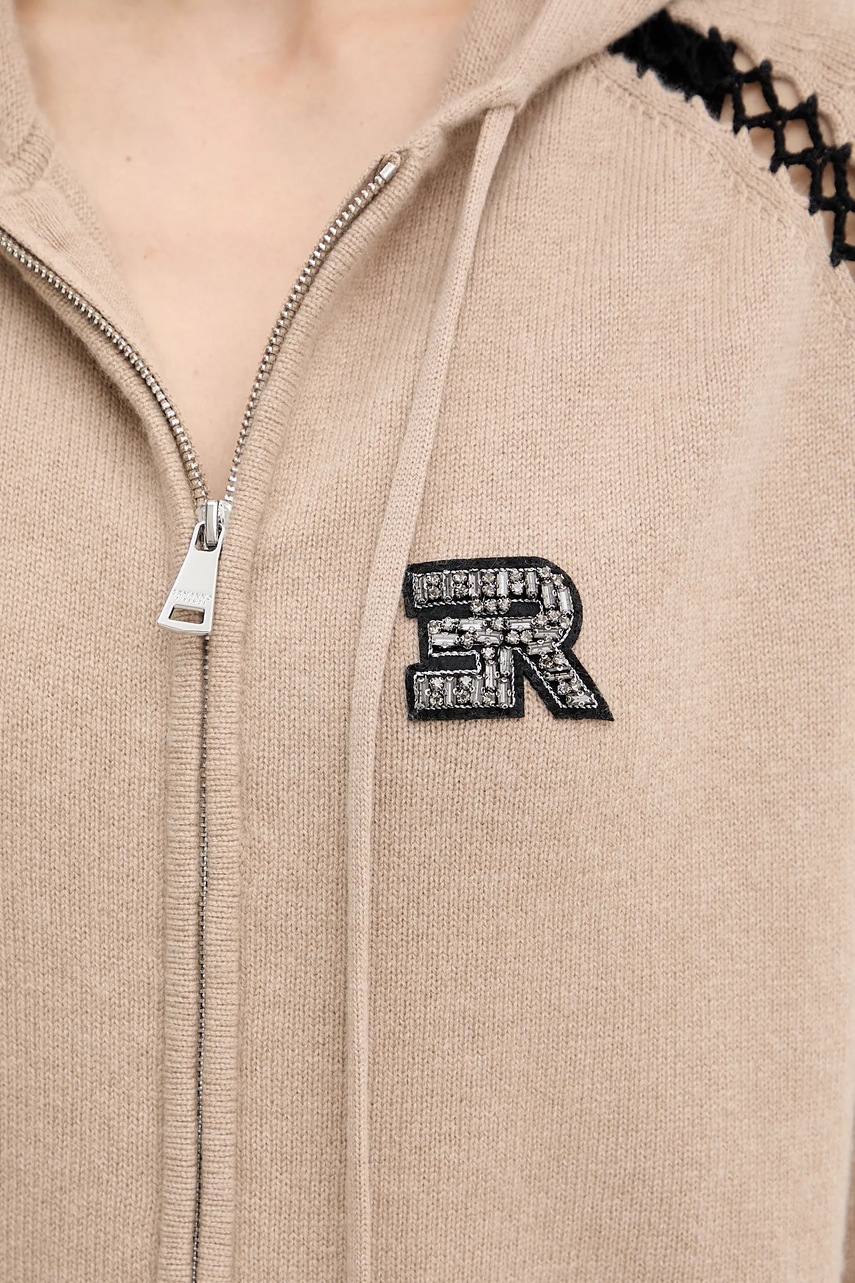 Vlněná mikina Ermanno Firenze (obrázek 5)